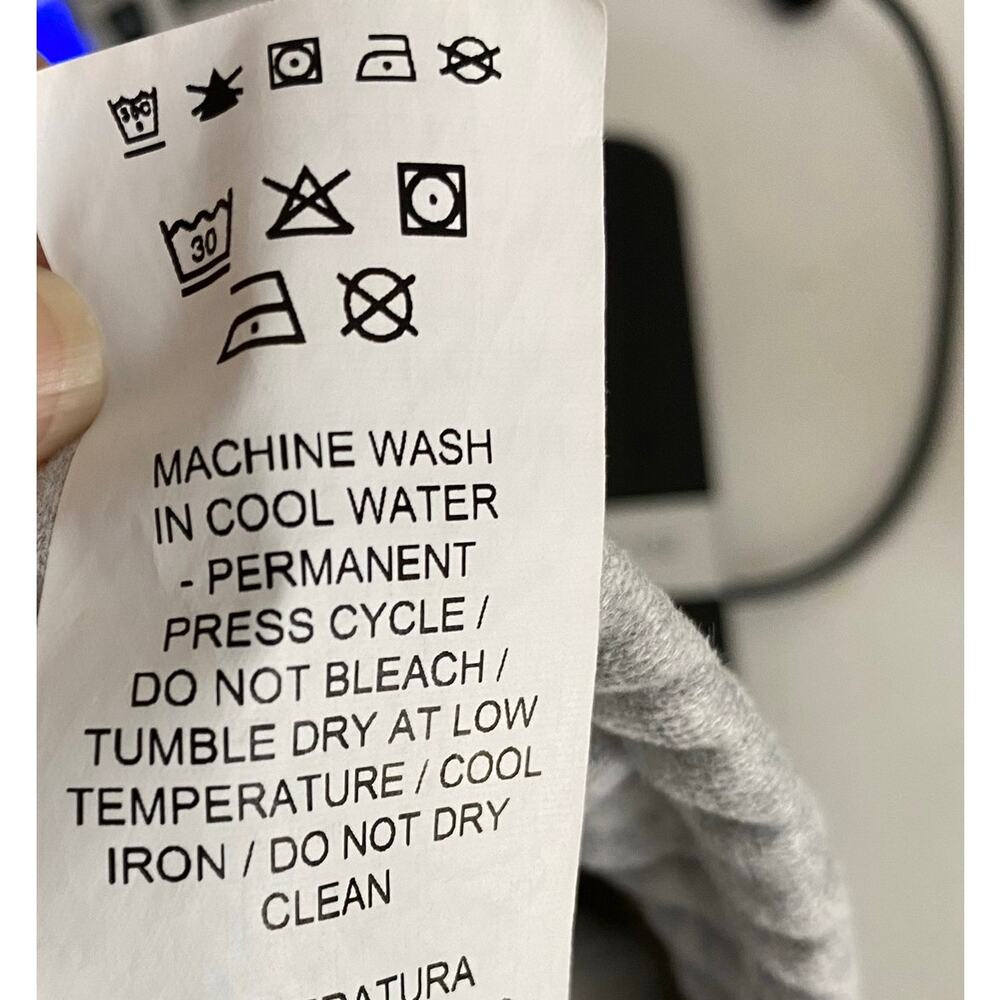 PUMA Womens L Gray Cropped Joggers Pink Logo Sweatpants Athleisure - Picture 8 of 10